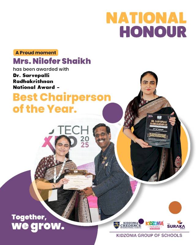 Honored at the Radhakrishnan National Awards